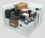 10x10 storage unit at Labette County Storage